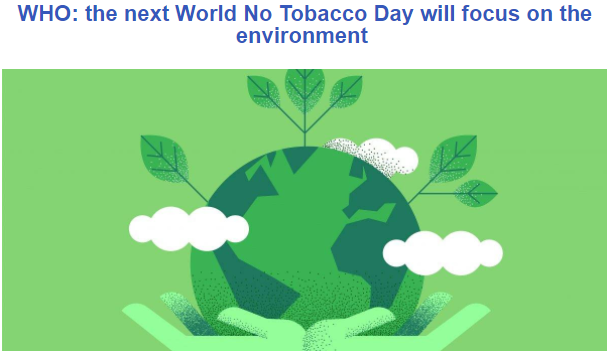 تمرکز روز جهانی بدون دخانیات در سال ۲۰۲۲ بر محیط زیست خواهد بود